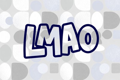LMAO Text Illustration
