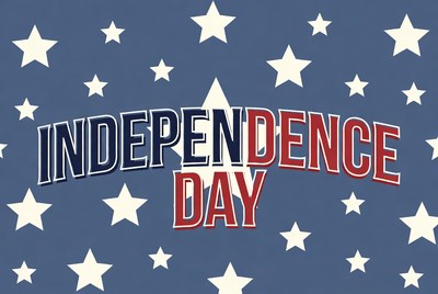 Independence Day Stars Background