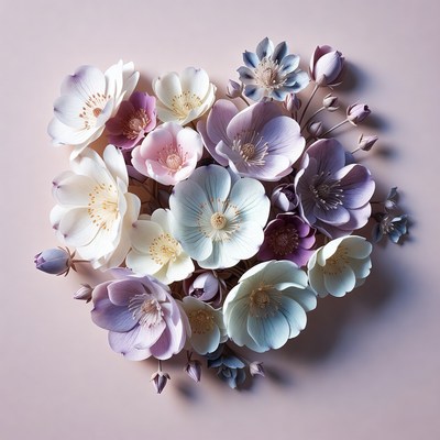 Pink Anemone Flowers Bouquet