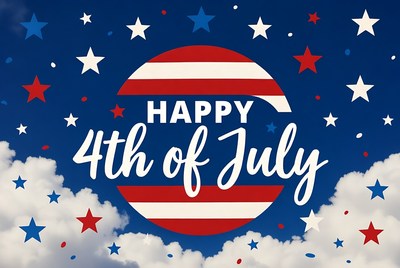 Happy 4th of July Illustration