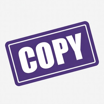 Purple Copy Stamp