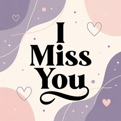 I Miss You Illustration