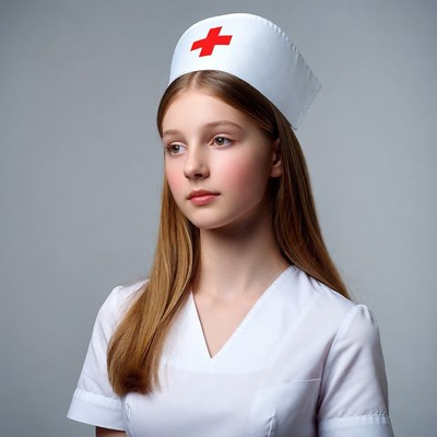 Young woman in nurse uniform