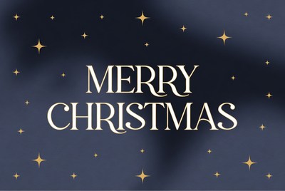 Merry Christmas with Stars