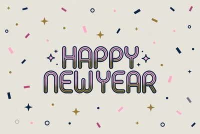 Happy New Year Illustration