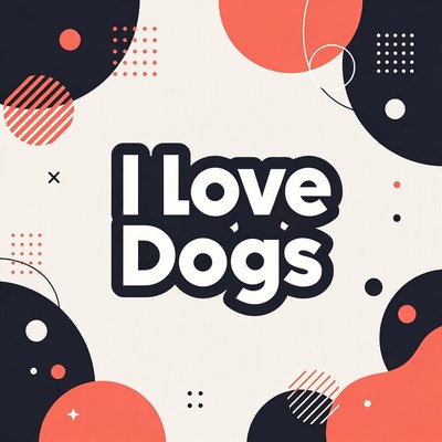 I Love Dogs Graphic