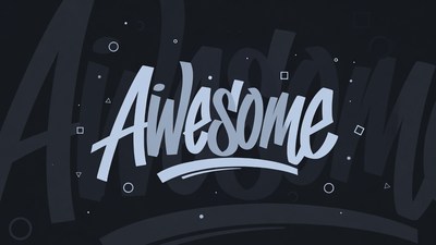 Awesome Typography on Black Background