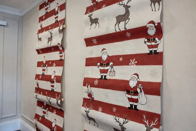 Christmas Santa Claus Window Shades