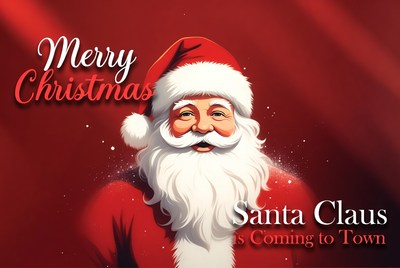 Santa Claus Merry Christmas Illustration