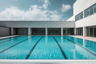 Empty Outdoor Swimming Pool