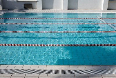 Empty Olympic Swimming Pool