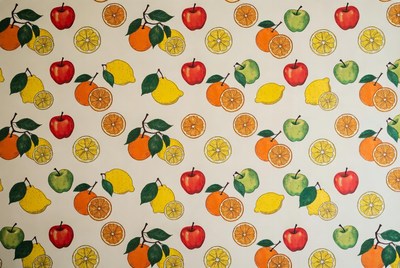 Colorful Fruit Pattern Background