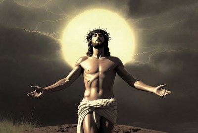 Jesus Christ with crown of thorns