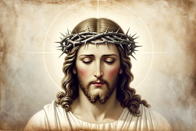 Jesus Christ with Crown of Thorns
