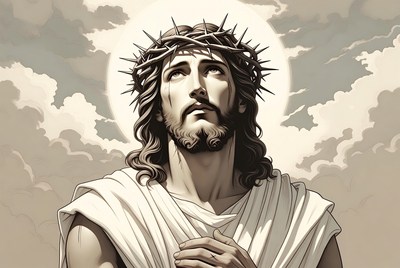 Jesus Christ with Crown of Thorns