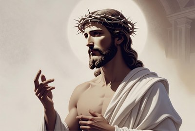 Jesus Christ with Crown of Thorns