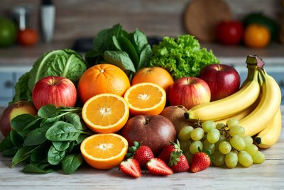 Fresh Fruits and Vegetables Assortment