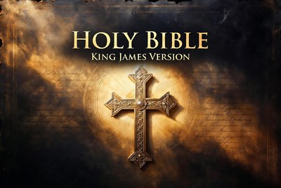 Holy Bible King James Version with Cross