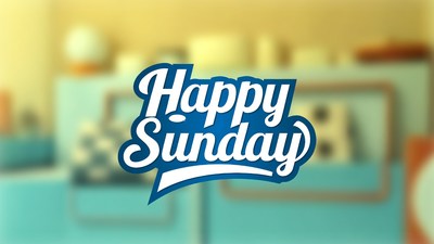 Happy Sunday Text Graphic