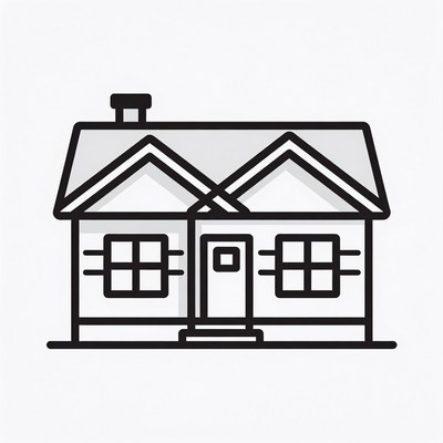 Simple House Line Icon