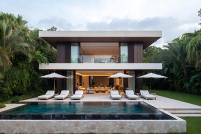 Modern Tropical House with Infinity Pool