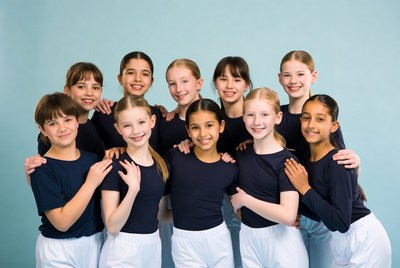 Group of girls in ballet uniforms