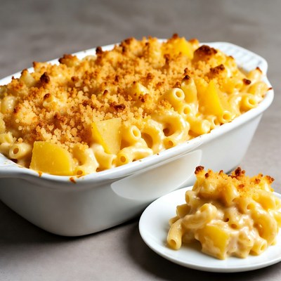 Creamy Mac and Cheese with Pineapple