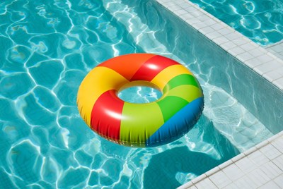 Colorful Rainbow Pool Float