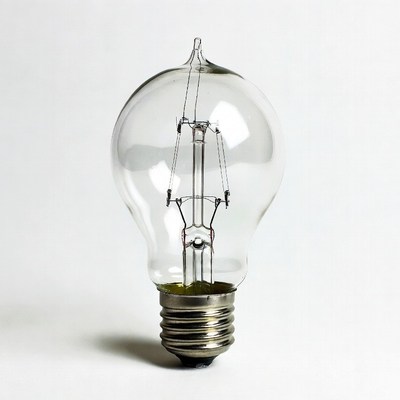 Clear Glass Light Bulb