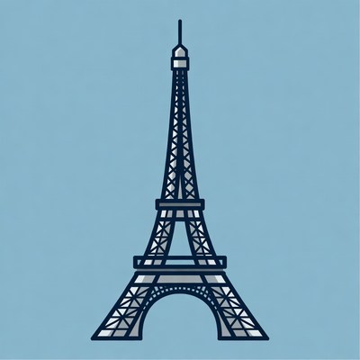 Eiffel Tower illustration
