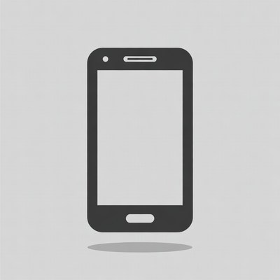 Black Smartphone Icon