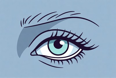 Blue Eye Illustration
