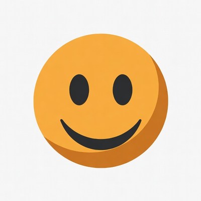 Smiling Yellow Emoji Face