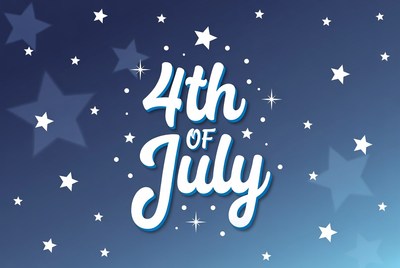 4th of July Stars Background