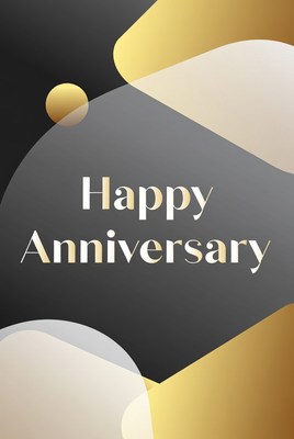 Happy Anniversary Abstract Design