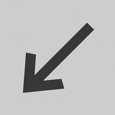 Black downward arrow icon