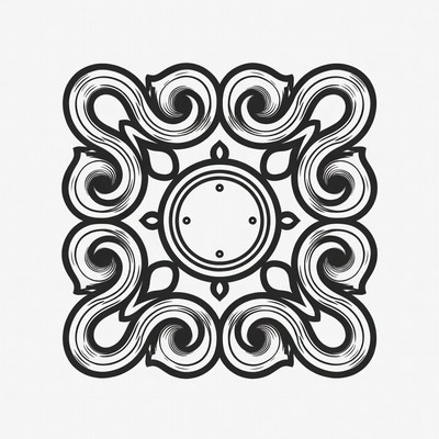 Ornate Floral Mandala Design