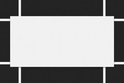 Black Frame with White Center