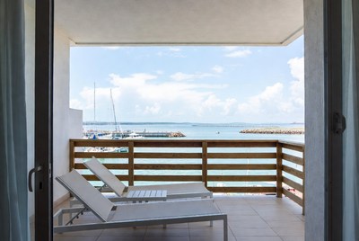 Balcony View of Marina and Ocean