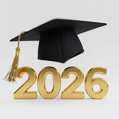 Graduation Cap with 2026
