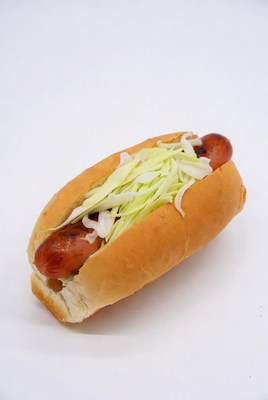 Hot dog with coleslaw