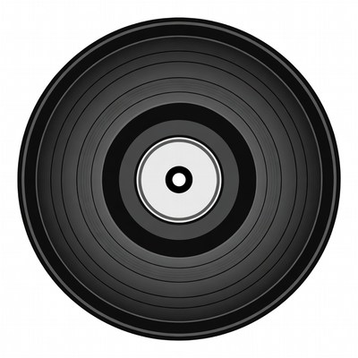 Black Vinyl Record