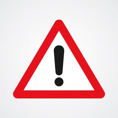 Red Exclamation Mark Warning Sign
