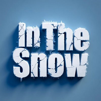 In the Snow 3D Text