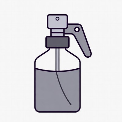 Spray Bottle Illustration
