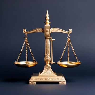 Golden Scales of Justice