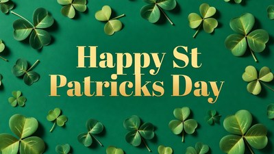 Happy St Patrick's Day Clovers