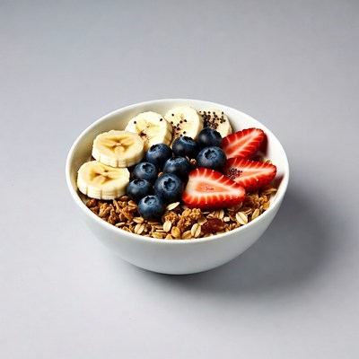 Berry Banana Oatmeal Bowl