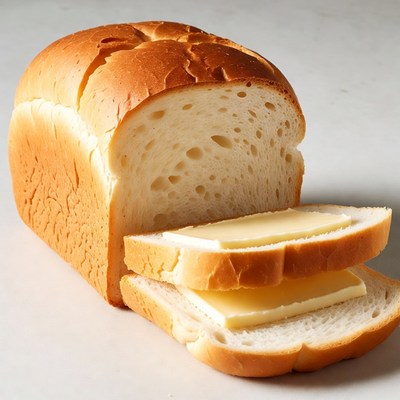 Sliced Bread with Butter