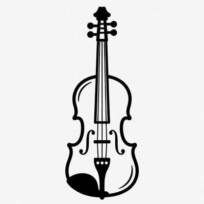 Black Violin Illustration
